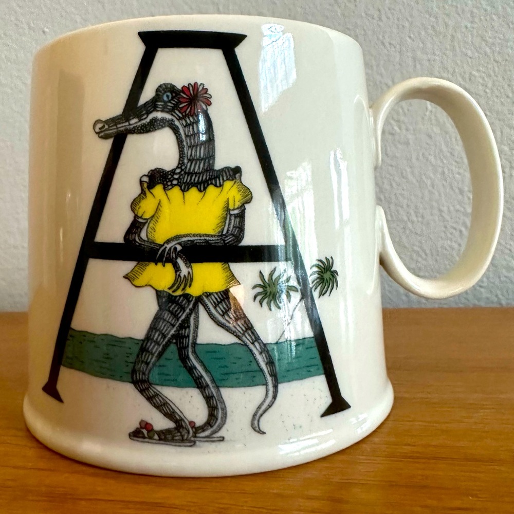 A for Alligator - Drawing by Florence Balducci for Anthropologie
